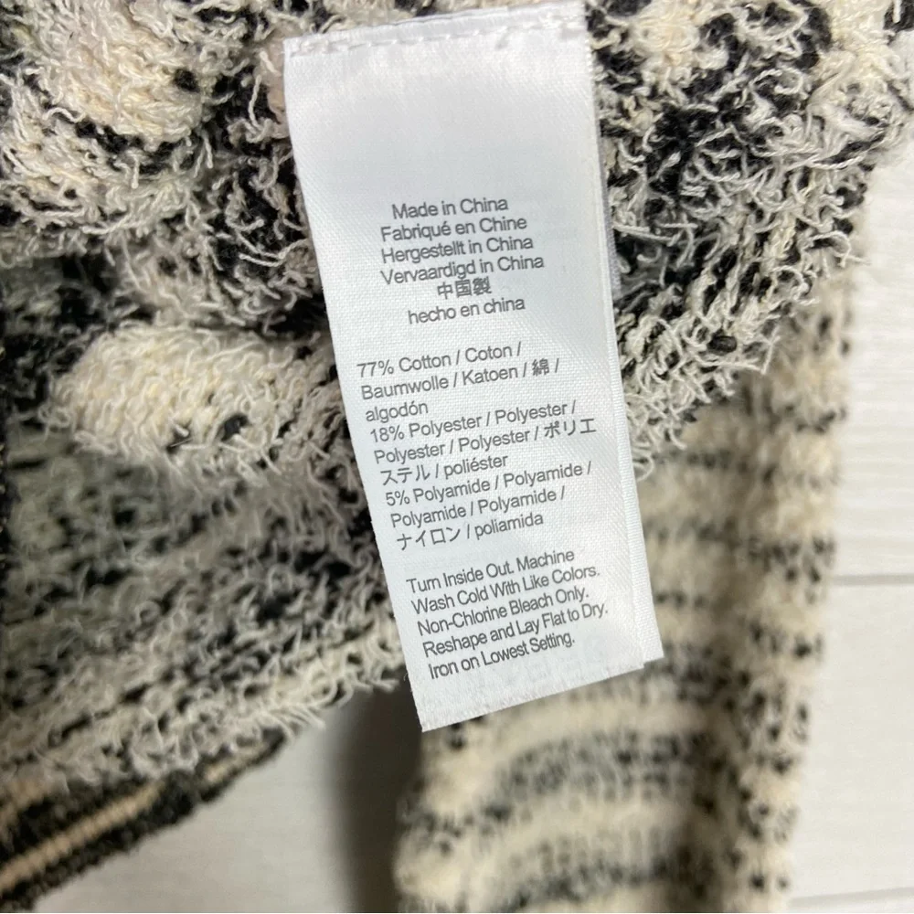 JCrew Space Dyed Textured Cardigan Sweater Medium